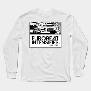 EUROBEAT INTENSIFIES - LANCER EVO CP9A Long Sleeve T-Shirt